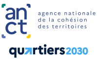 logo ANCT et Quartiers 2030